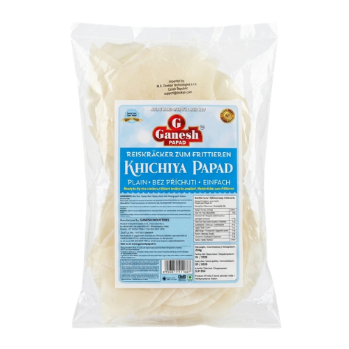 Ganesh Khichiya Plain Rice Papad (250g)