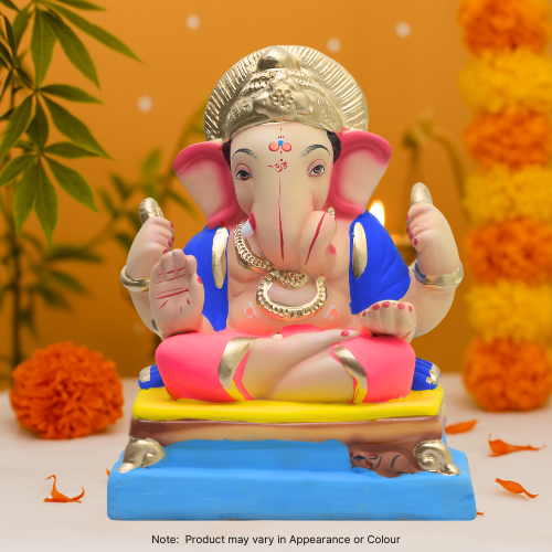 Ganesha Idol Eco-Friendly 10inch - EF58 (1pc)