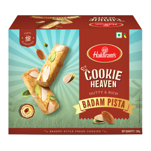 Haldiram's Cookie Heaven Badam Pista Cookies (200g)