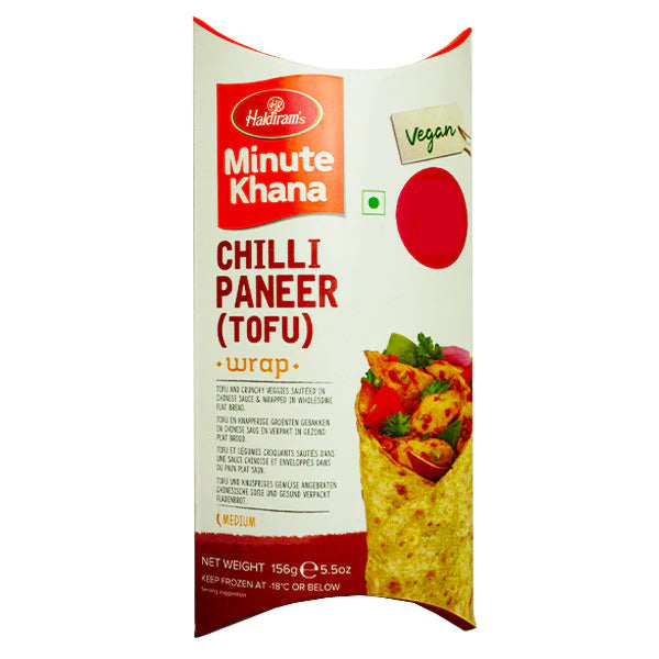 Haldiram's Chilli Tofu Wrap (156g) - Frozen Item !!!