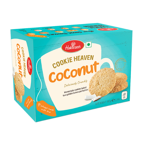 Haldiram's Cookie Heaven Coconut Cookies (180g) - Sale Item [BBD: 17 August 2026]