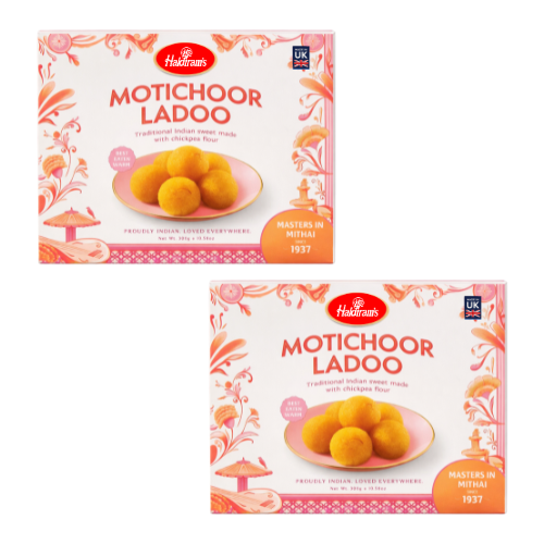 Haldiram's Moti Choor Ladoo (Bundle of 2 x 300g)