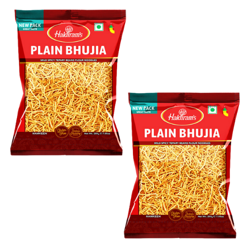 Haldiram's Plain Bhujia (Bundle of 2 x 200g)