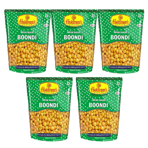 Haldiram's Plain Boondi (Bundle of 5 x 350g)