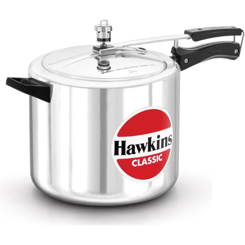 Hawkins Classic Aluminium Pressure Cooker (10L)