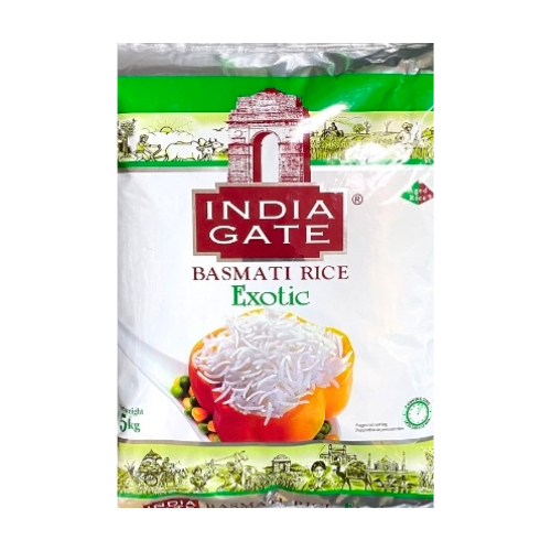 India Gate Exotic Basmati Rice (5kg) - Damaged Packaging