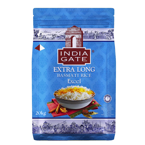 Buy India Gate Extra Long Basmati Rice - Excel (20kg) Online at Best ...