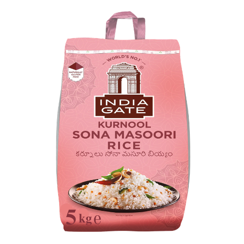 India Gate Kurnool Sona Masoori Rice (5kg)
