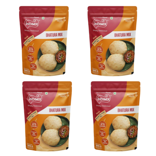 Indimix Bhatura Mix (Bundle of 4 x 500g)