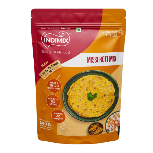 Indimix Missi Roti Mix (500g) - Sale Item[BBD: 08 November 2025]
