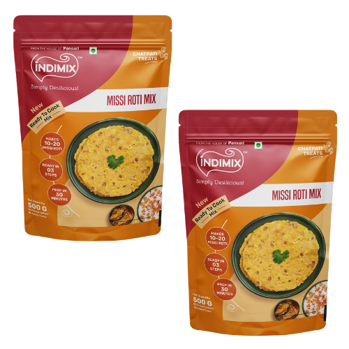 Indimix Missi Roti Mix (Bundle of 2 x 500g)