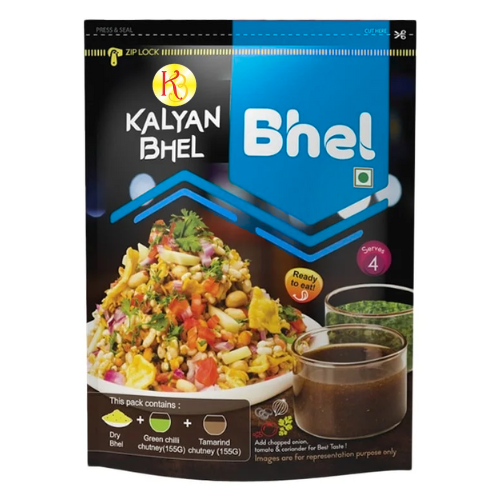 Kalyan Bhel with Chutney & Chilli Paste - (350g)