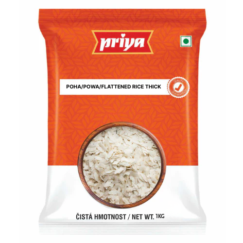 Priya Poha / Powa / Flattened Rice - Thick (1kg)