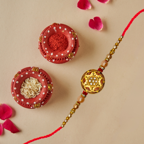 Kundan Rakhi (1pcs)