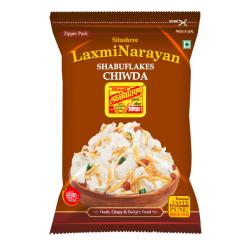 LaxmiNarayan Sago / Shabuflakes Chiwda (200g) - Sale Item [BBD: 13 October 2026]