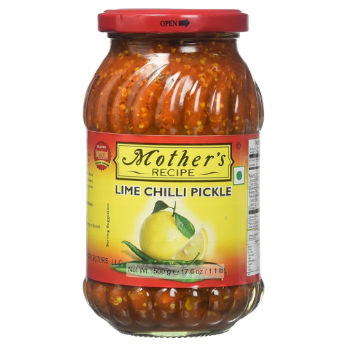 Mother's Recipe Lime and Chilli Pickle (500g)