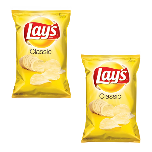 Lay's Classic Salted Crisps (Bundle of 2 x 52g)