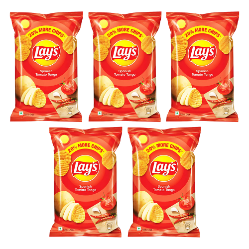 Lay's Spanish Tomato Tango Crisps (Bundle of 5 x 52g) - Sale Item [BBD: 24 January 2025]