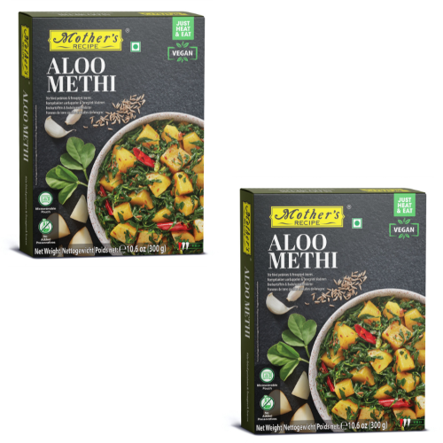 Mother's Recipe Ready to Eat Aloo Methi (Bundle of 2 x 300g)