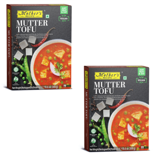 Mother's Recipe Ready to Eat Mutter Paneer(Tofu) (Bundle of 2 x 300g)