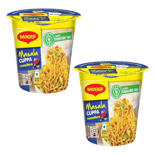 Maggi Masala Cuppa Noodles (Bundle of 2 x 70g) - Sale Item [BBD: 31 January 2025]