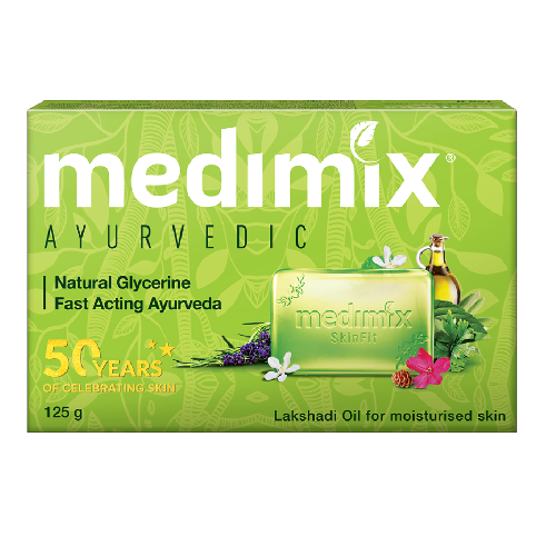 Medimix Ayurvedic Glycerin Soap (125g) - Sale Item [BBD: 26 June 2026]