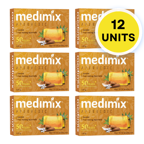 Medimix Sandal Soap (Bundle of 12 x 125g)