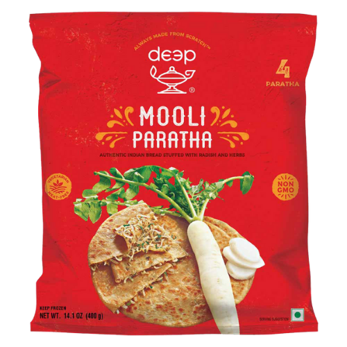 Deep Muli Paratha (400g) - Frozen Item !! - Sale Item [BBD: 5 July 2026]