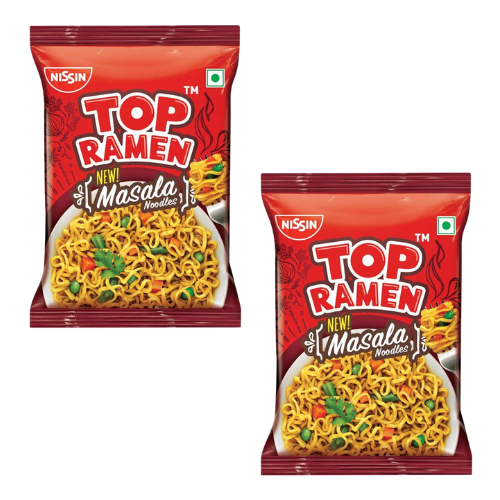 Nissin Top Ramen Masala noodles (Bundle of 2 x 50g) - Sale Item [BBD: 21 October 2024]