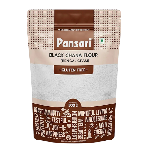 Pansari Black Chana / Bengal Gram Flour (500g)