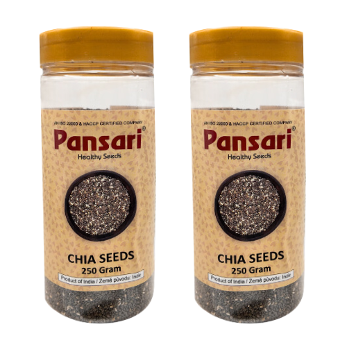 Pansari Chia Seeds (Bundle of 2 x 250g)