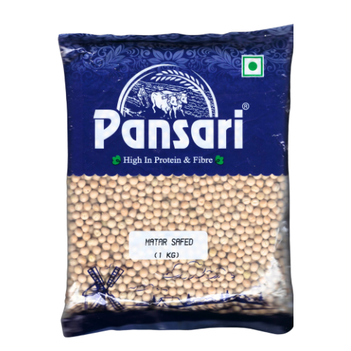 Pansari Whole Dried Peas (Yellow) (1kg)