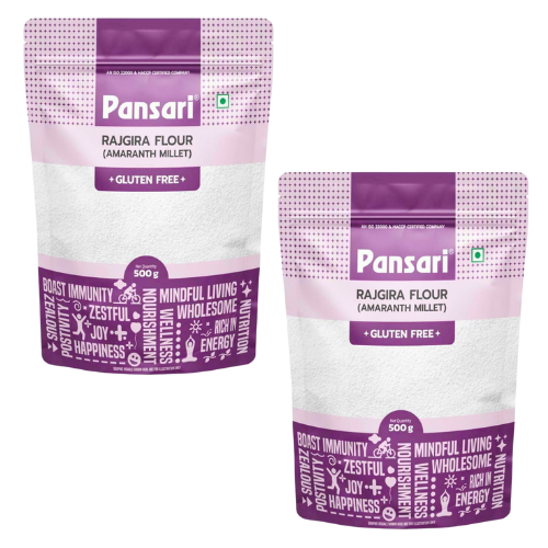 Pansari Rajagaro Flour / Amaranth Flour (Bundle of 2 x 500g)