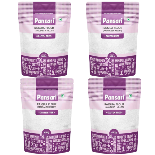 Pansari Rajagaro Flour / Amaranth Flour (Bundle of 4 x 500g)