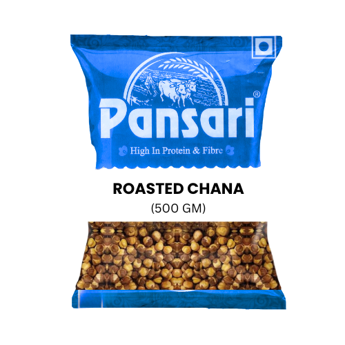 Pansari Roasted Chana with Skin (500g)