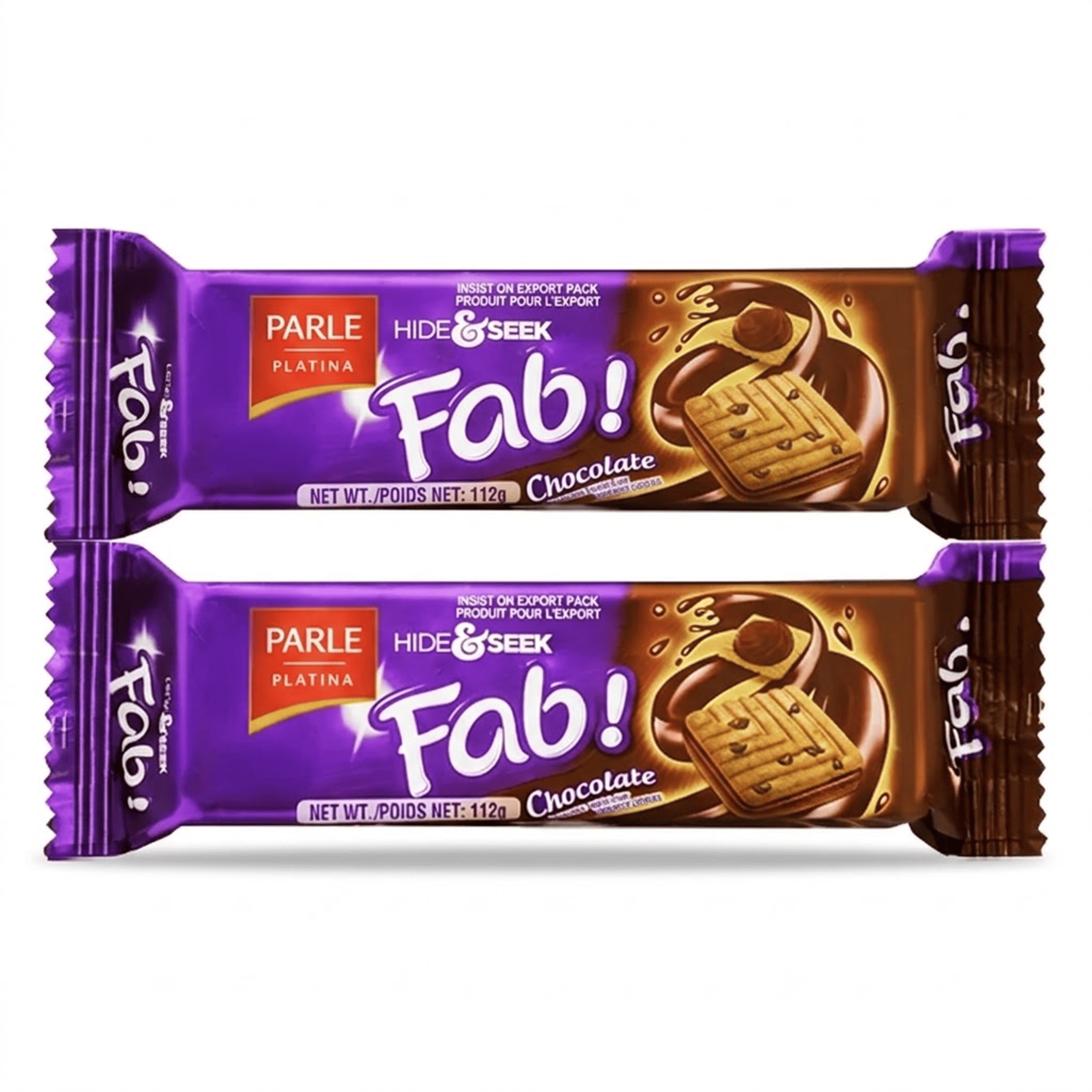 Parle Hide and Seek Fab Chocolate (Bundle of 2 x 112g) - Sale Item [BBD: 24 November 2026]