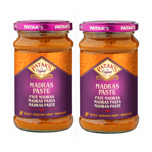 Patak's Madras Curry Paste (Bundle of 2 x 283g)
