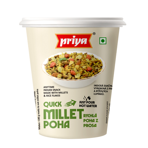 Priya Ready to Eat / Quick Millet Poha Cup (80g)