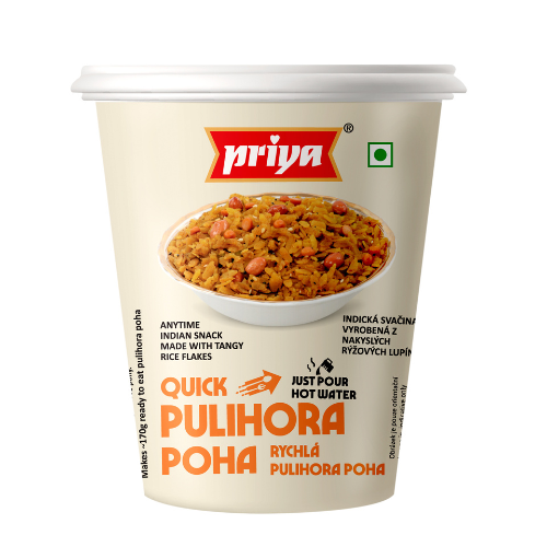 Priya Ready to Eat / Quick Pulihora Poha Cup (80g)