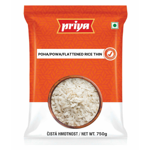 Priya Poha / Powa / Flattened Rice - Thin (750g)