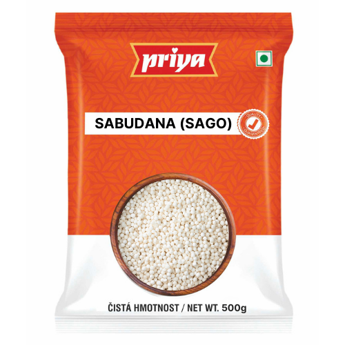 Priya Indian Sago Seeds / Sabudana Medium (500g)