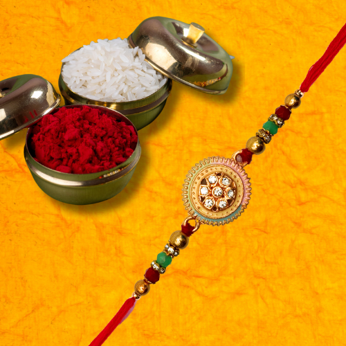 Royal Medallion Rakhi (1pc)