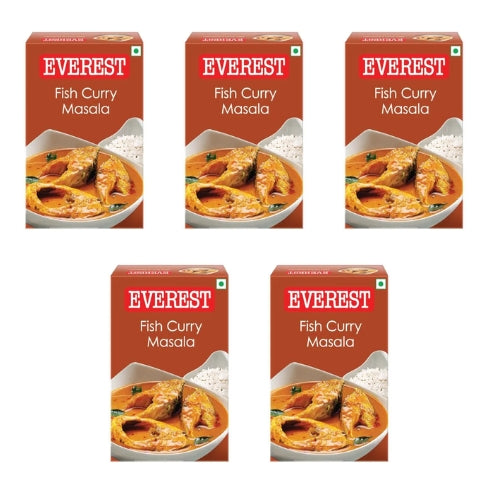 Everest Fish Curry Masala (Bundle of 5 x 50g)