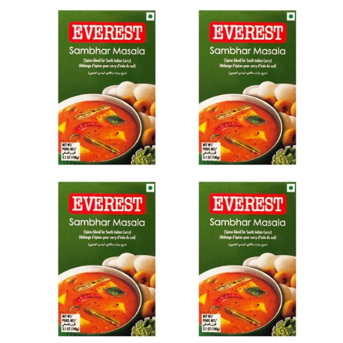 Everest Sambhar / Sambar Masala (Bundle of 4 x 100g)