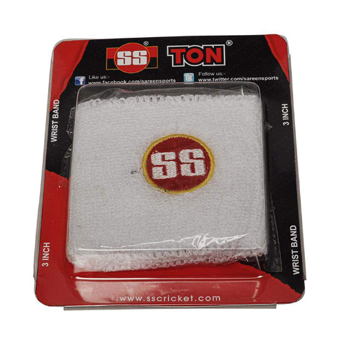 SS Wrist Bands 3 inch White (1pc)