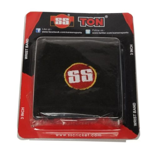 SS Wrist Bands 5 inch Black (1pc)