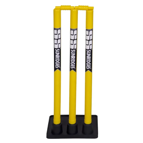 SS Plastic Stumps With Heavy Rubber Base (1pc)