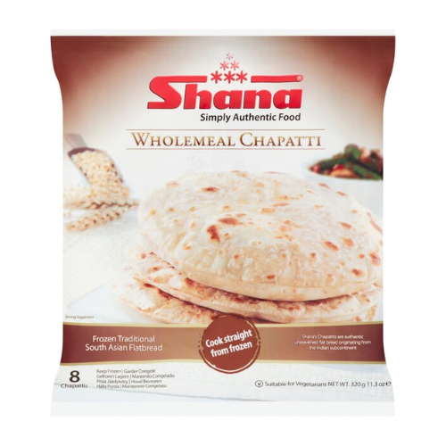 Shana whole meal Chapatti (320g) - Frozen Item !! - Sale Item [BBD: 28 December 2026]