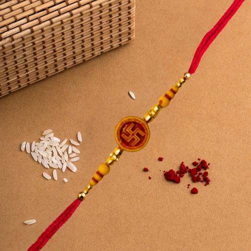 Swastika Rakhi (1pcs)