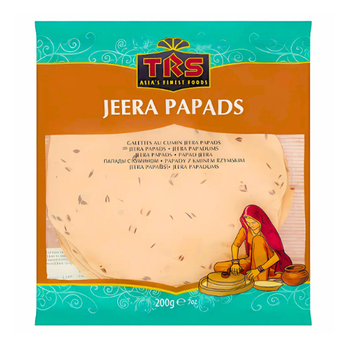 TRS Papad / Papadum - Cumin (Jeera) (200g)